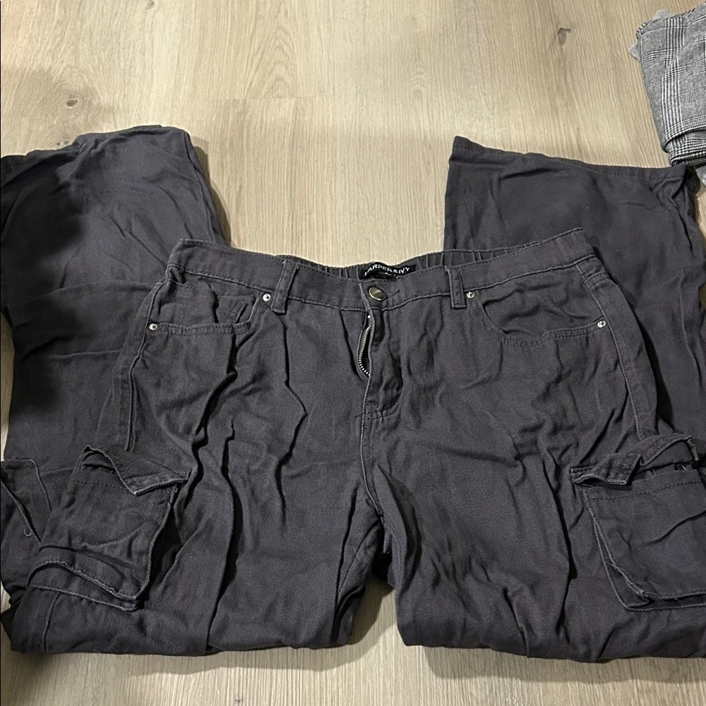 Black Cargo Pants